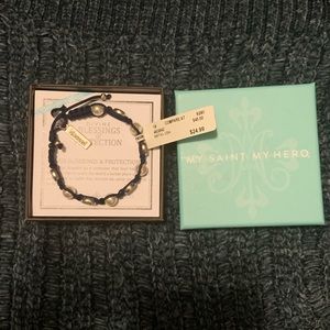 My Saint My Hero Swarovski Bracelet NWT
